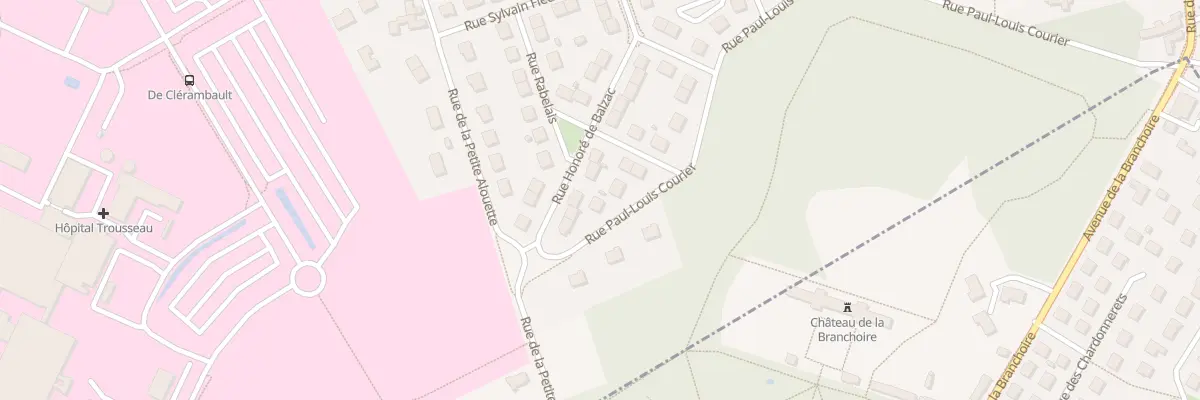 Plan du 47 Rue Paul-Louis Courier à Saint-Avertin
