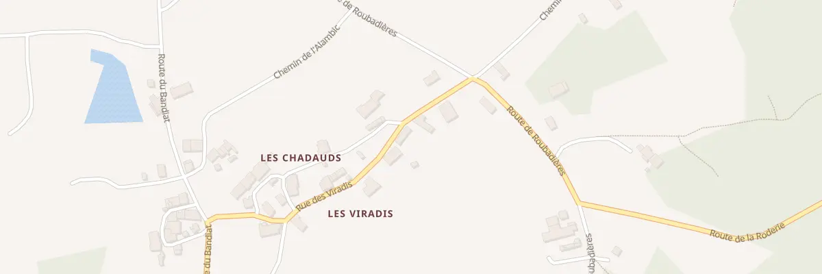 Plan du 444 Rue des Viradis à Augignac