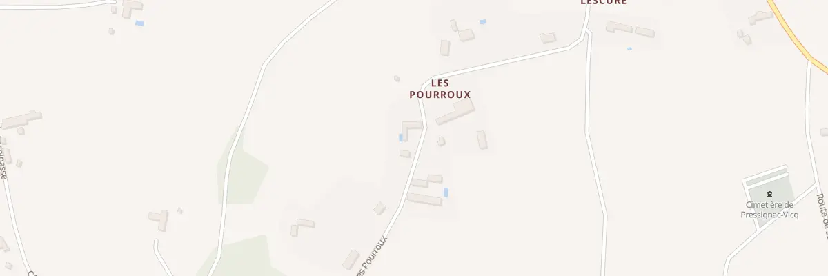 Plan du 61 Les Pourroux à Pressignac-Vicq