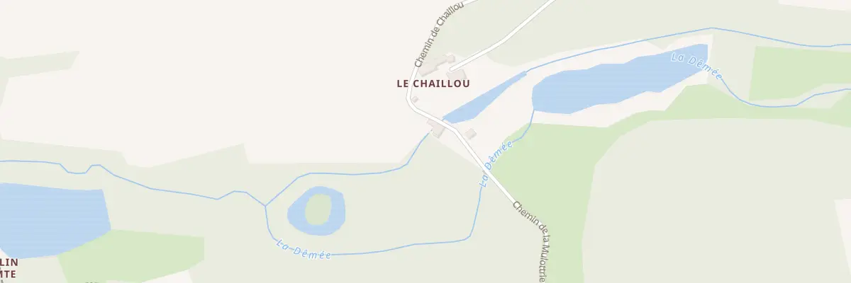 Plan du 588 Che du Chailloux aux Hermites