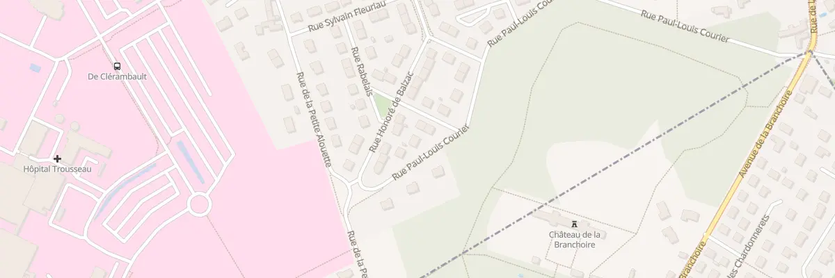 Plan du 45 Rue Paul-Louis Courier à Saint-Avertin