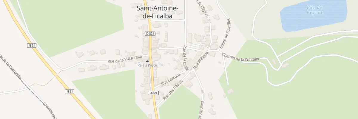 Plan du 8 Rue de la Forge à Saint-Antoine-de-Ficalba
