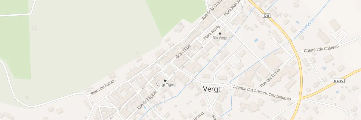 Plan du 15 Gr Grand Rue à Vergt
