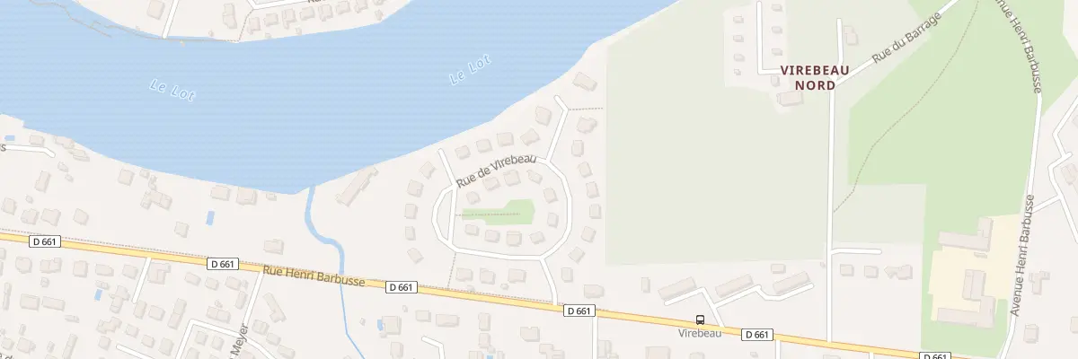 Plan du 7 Rue de Virebeau à Villeneuve-sur-Lot
