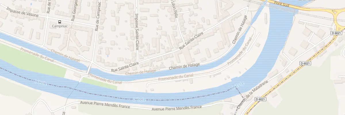 Plan du 39 Rue Sainte Claire à Périgueux