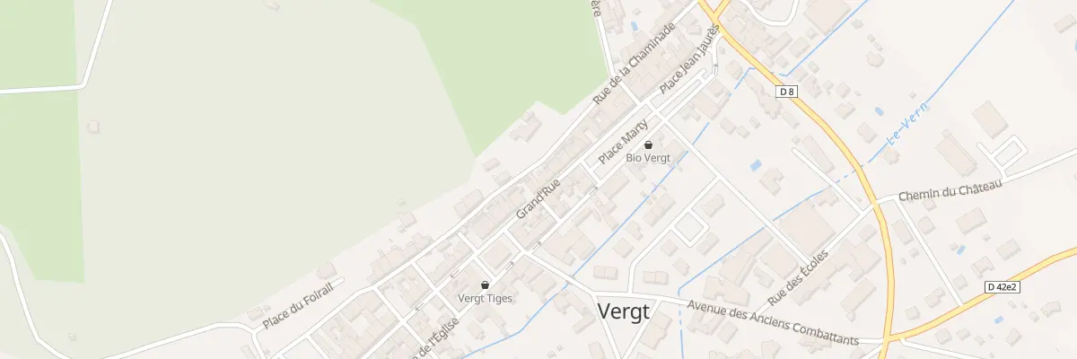 Plan du 10 Gr Grand Rue à Vergt