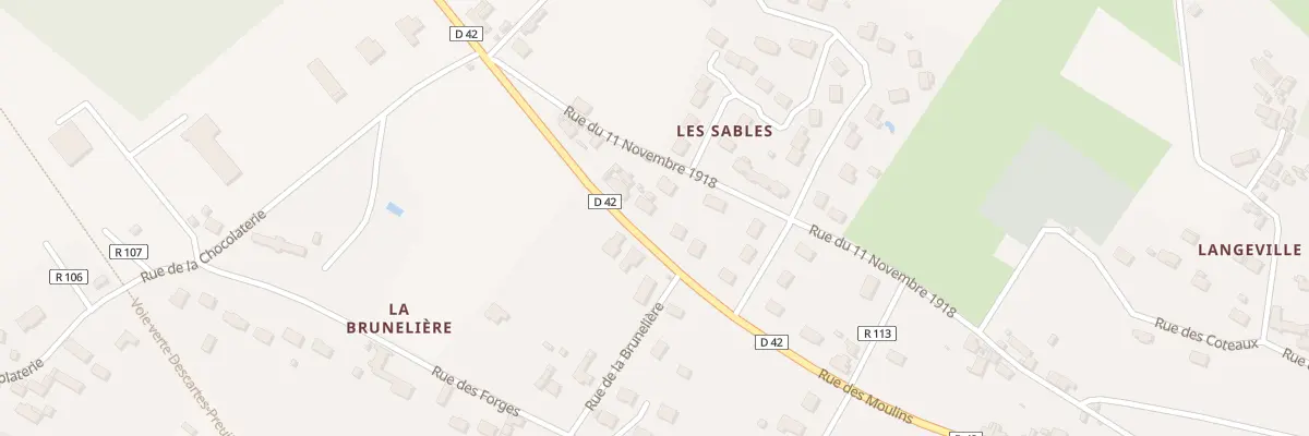 Plan du 44 Rue des Moulins à Abilly