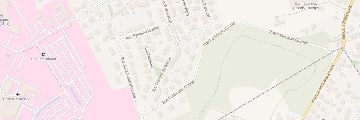 Plan du 26 Rue Honoré de Balzac à Saint-Avertin