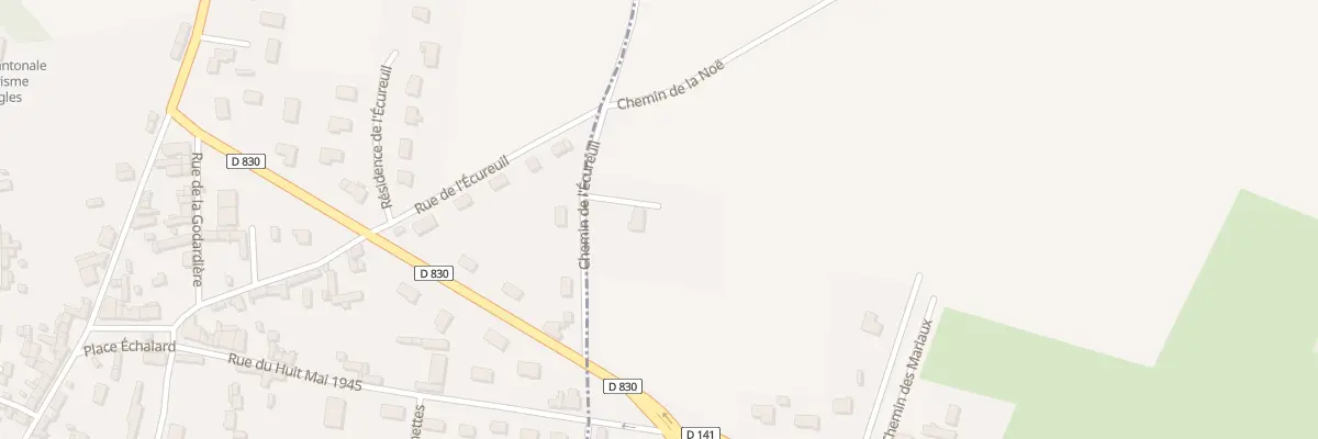 Plan du 15 Rue de l’Ecureuil à Bois-Arnault
