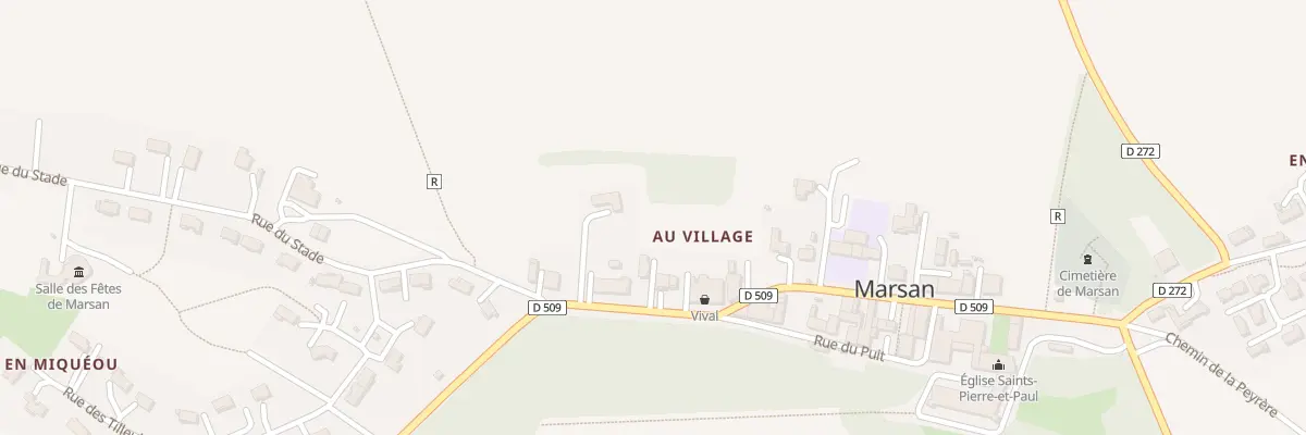 Plan du 378 Rue Pierre de Montesquiou à Marsan