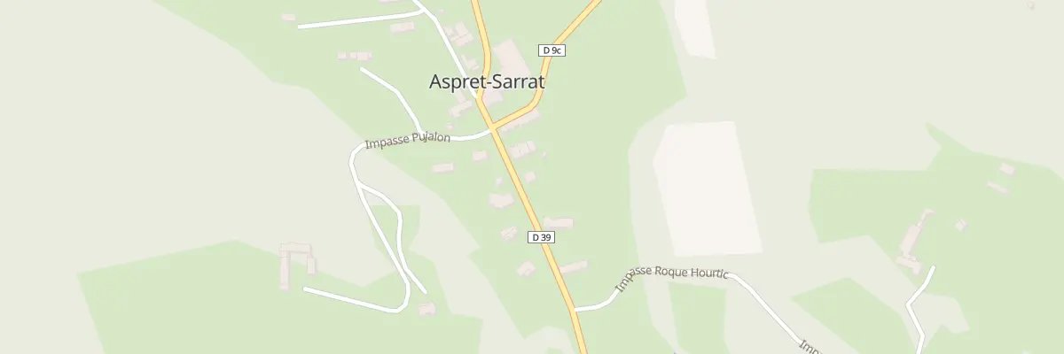 Plan du 14 La Costo à Aspret-Sarrat