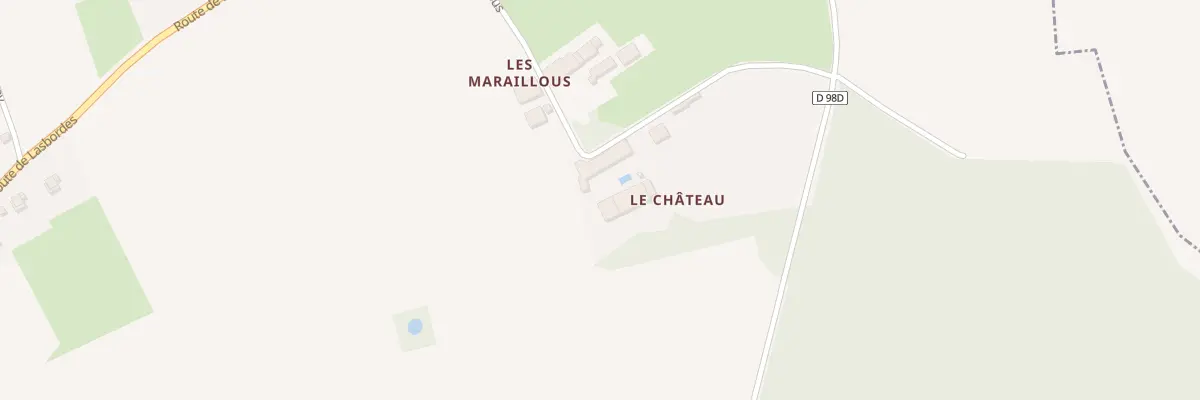 Plan du 32 Le Chateau à Saman