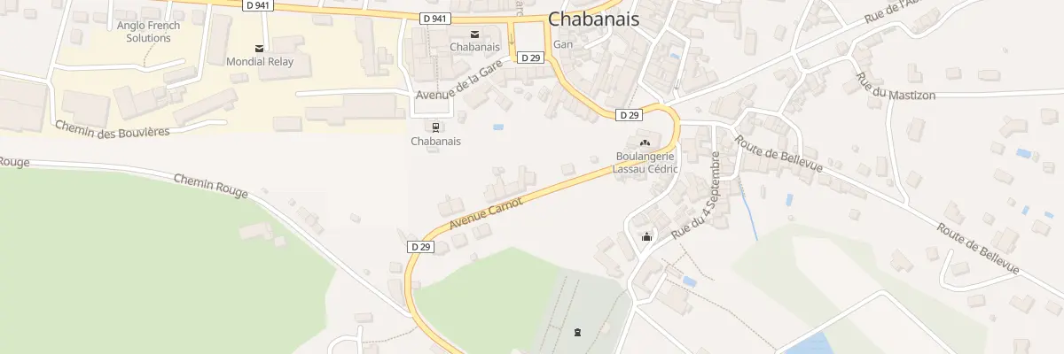 Plan du 11 Av Carnot à Chabanais