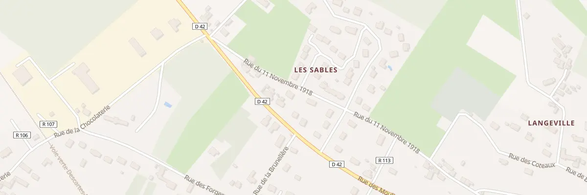 Plan du 15 Rue du 11 Novembre 1918 à Abilly