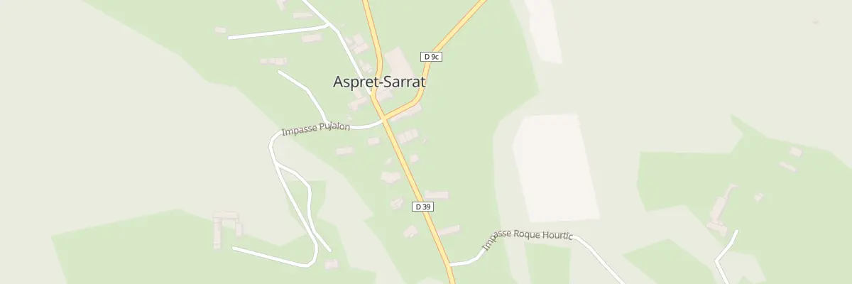 Plan du 15 La Costo à Aspret-Sarrat