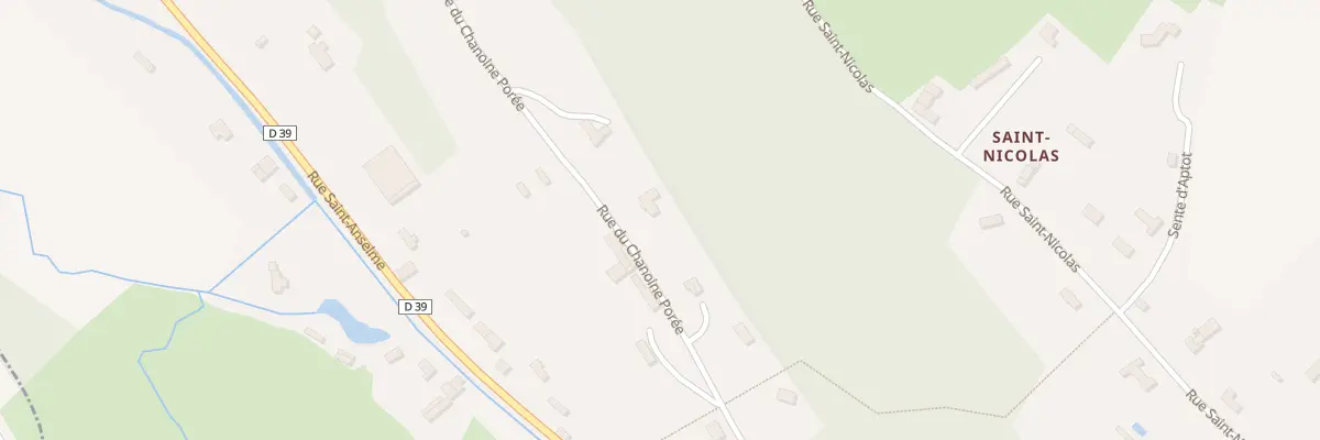 Plan du 20 Rue du Chanoine Porée au Bec-Hellouin