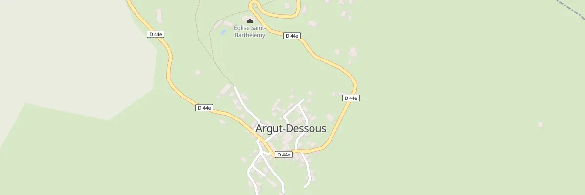 Plan du 59 Village à Argut-Dessous