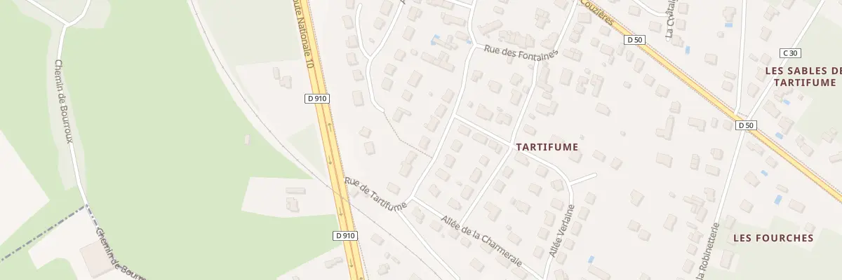 Plan du 25 Rue de Tartifume à Veigné