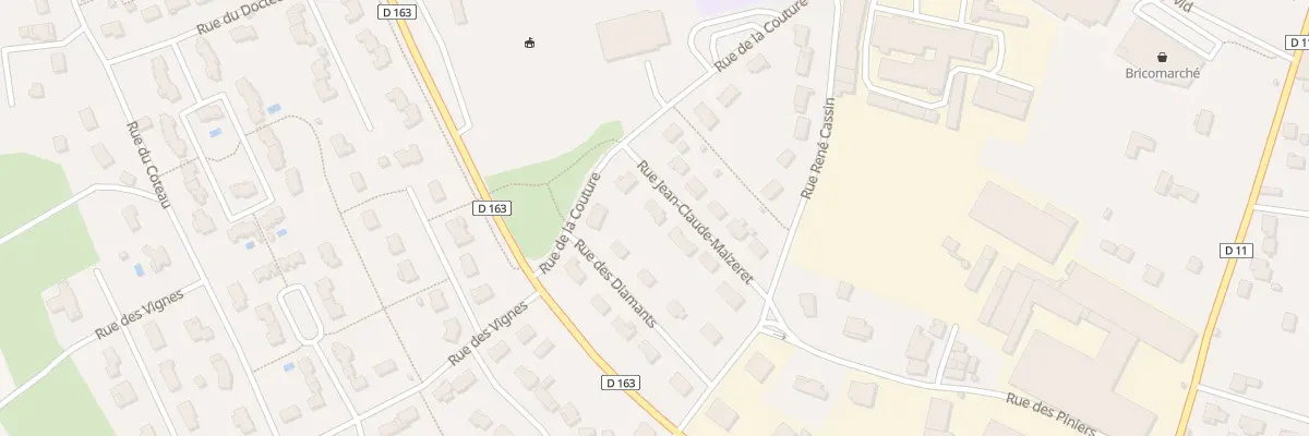 Plan du 2 Rue Jean-claude Maizeret à Lussac-les-Châteaux
