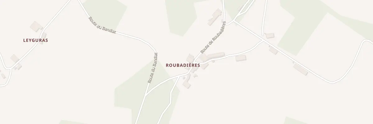 Plan du 1270 Rte de Roubadières à Augignac