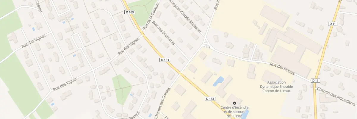 Plan du 10 Rue des Diamants à Lussac-les-Châteaux
