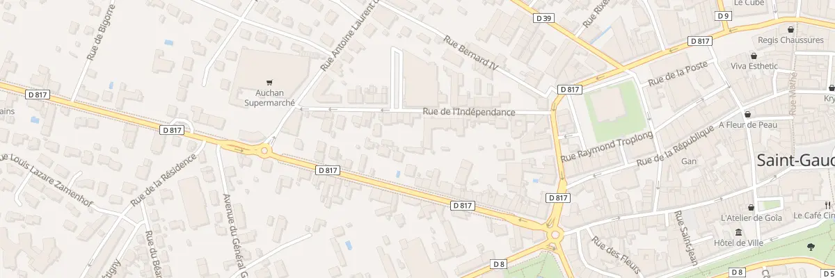 Plan du 19 Rue de l’Indépendance à Saint-Gaudens