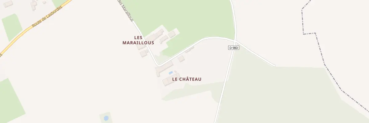 Plan du 33 Le Chateau à Saman
