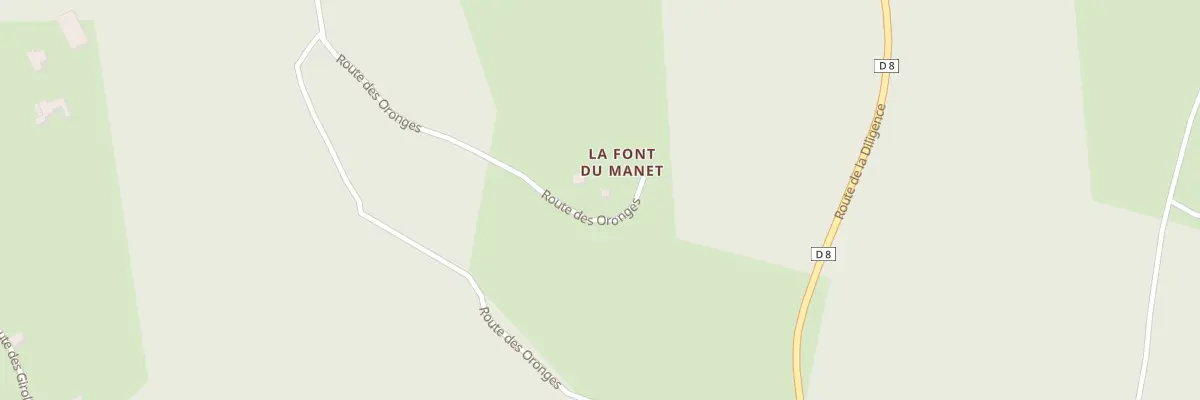 Plan du 961 Rte des Oronges à Vergt