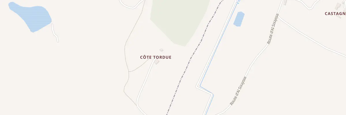 Plan du 69 Cote Tordue à La Croix-Blanche