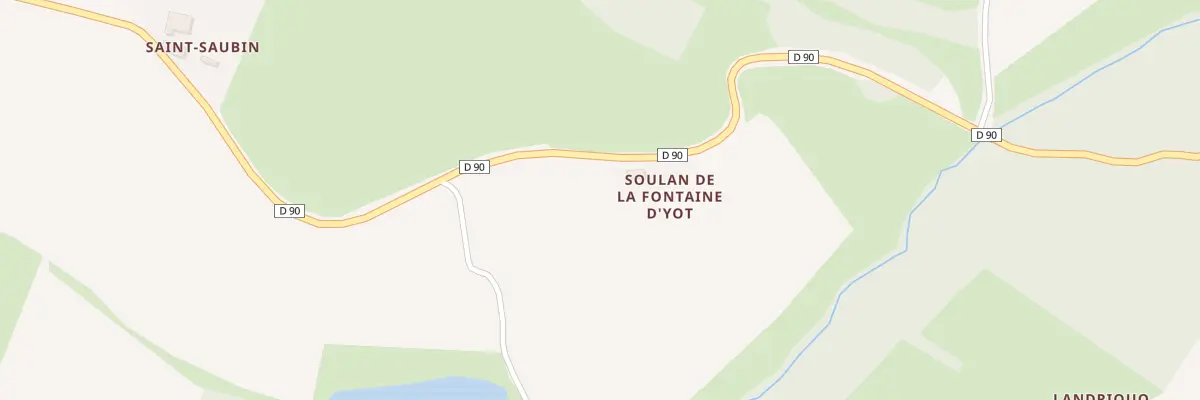 Plan de Soulan de la Fontaine d’Yo à Péguilhan