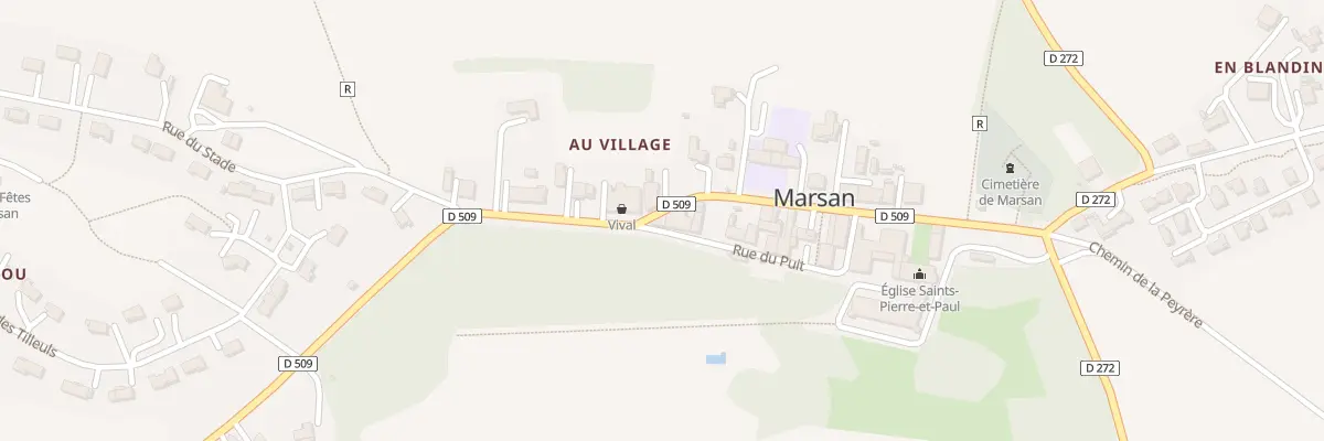 Plan du 198 Rue du Puit à Marsan