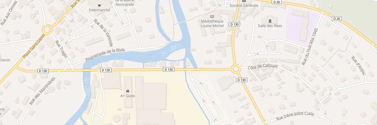 Plan du 4B Bd Eugène Marie à Brionne