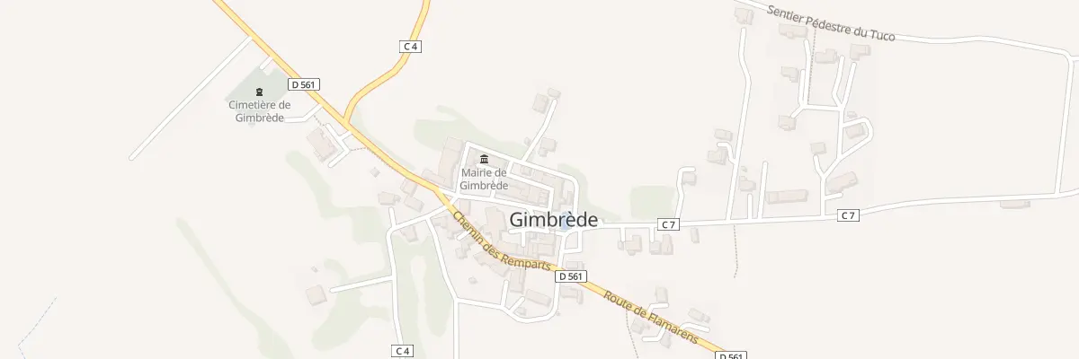 Plan du 3 Rue des tavernes à Gimbrède