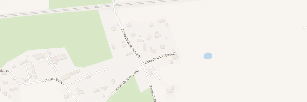 Plan du 214 Rte du Bosc-renault à Valliquerville