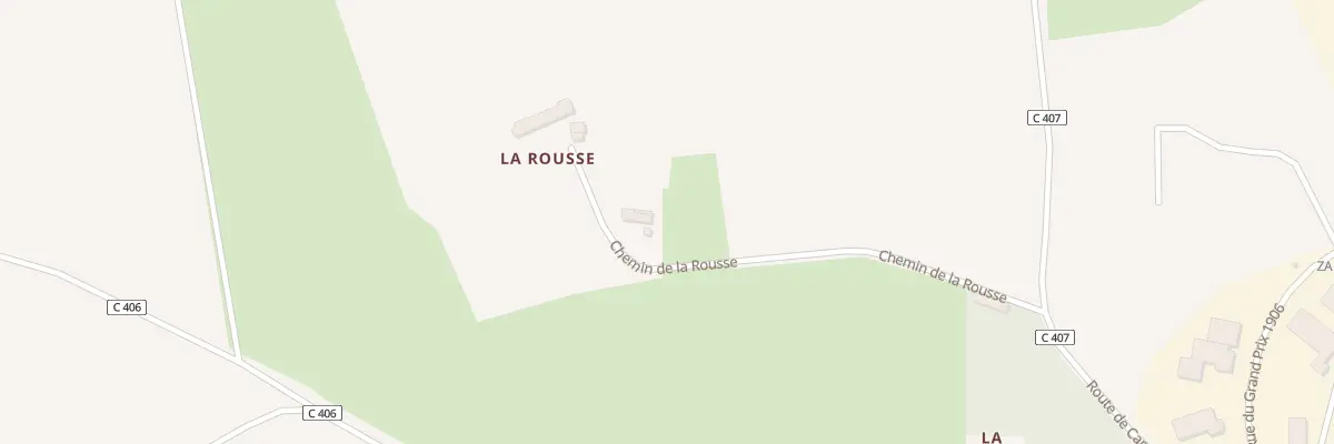 Plan du 2 Che de la Rousse à Vibraye