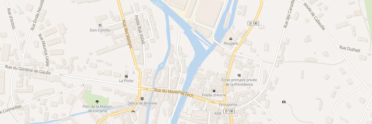 Plan du 6 Rue de Campigny à Brionne