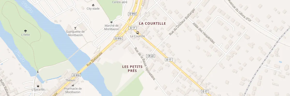 Plan du 28 Rue de la Vennetiére à Montbazon