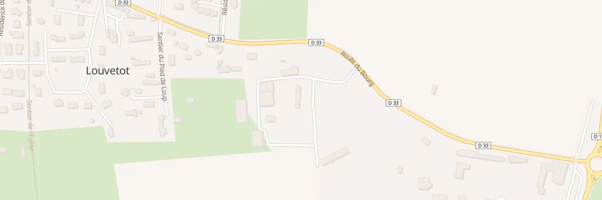 Plan du 381 Rte du Bourg à Louvetot