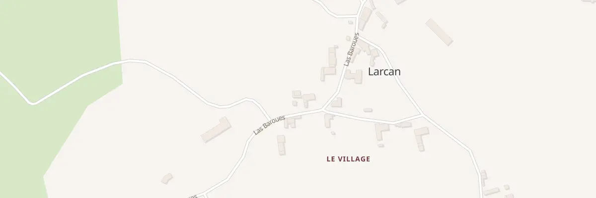 Plan du 81 Las Baroues à Larcan