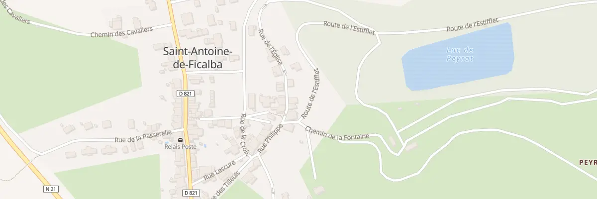 Plan du 5 Rue de l’Église à Saint-Antoine-de-Ficalba