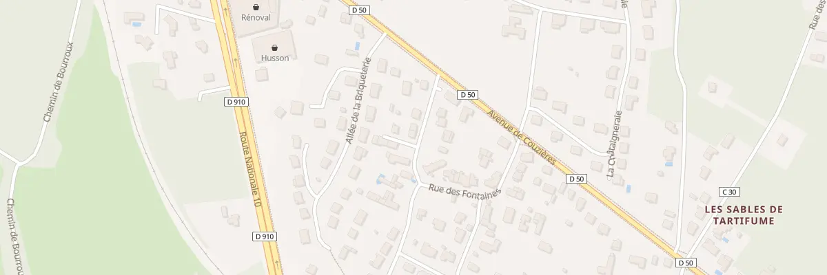 Plan du 1T Rue de Tartifume à Veigné