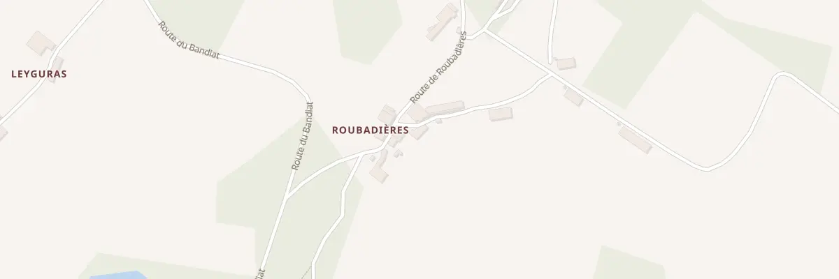 Plan du 1263 Rte de Roubadières à Augignac