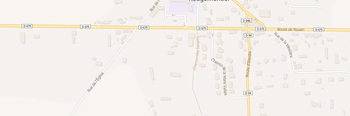 Plan du 13 Rte de Pont-audemer à Rougemontier