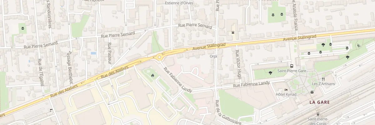 Plan du 139 Av Stalingrad à Saint-Pierre-des-Corps
