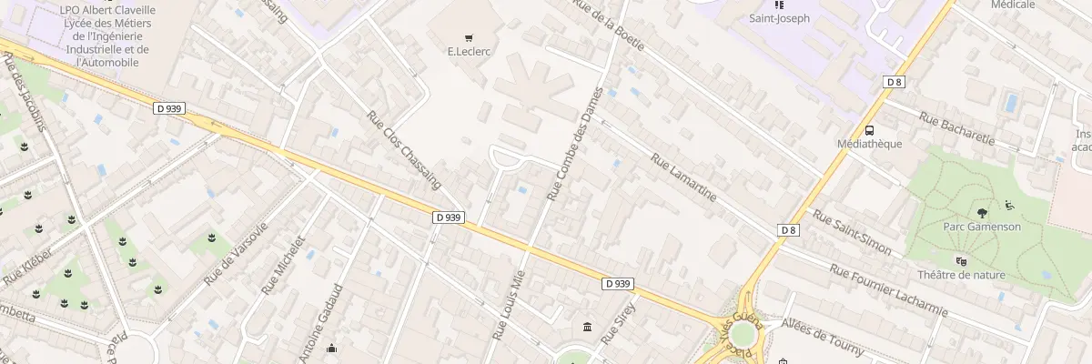 Plan du 11 Rue Combe des Dames à Périgueux