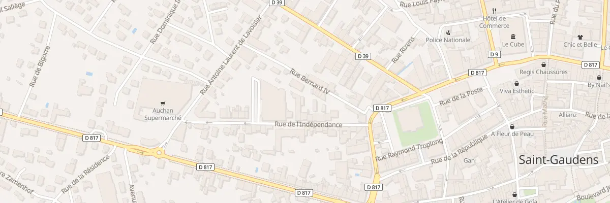 Plan du 7 Rue Bernard IV à Saint-Gaudens