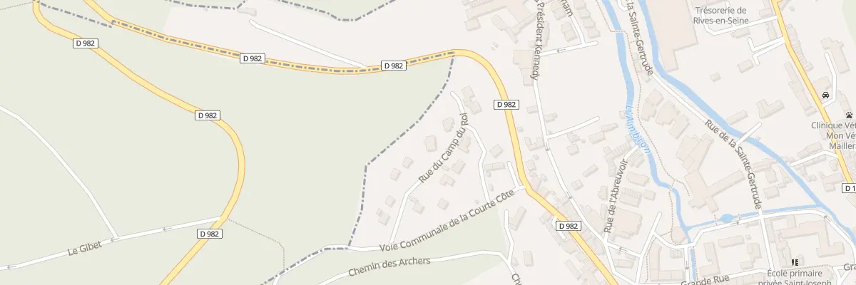 Plan du 10 Rue du Camp du Roi à Rives-en-Seine