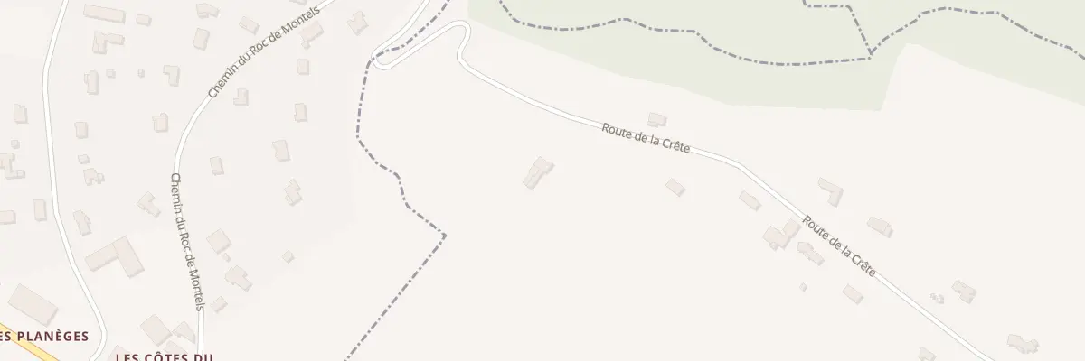 Plan du 2507 Rte de la Crête à Saint-Jean-de-Thurac