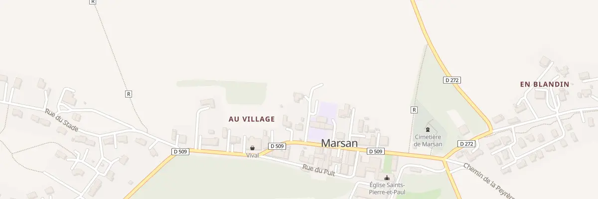 Plan du 69 Imp de l’Ecole à Marsan