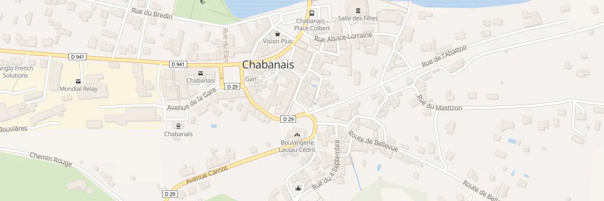 Plan du 24 Rue Maurice Faurisson à Chabanais